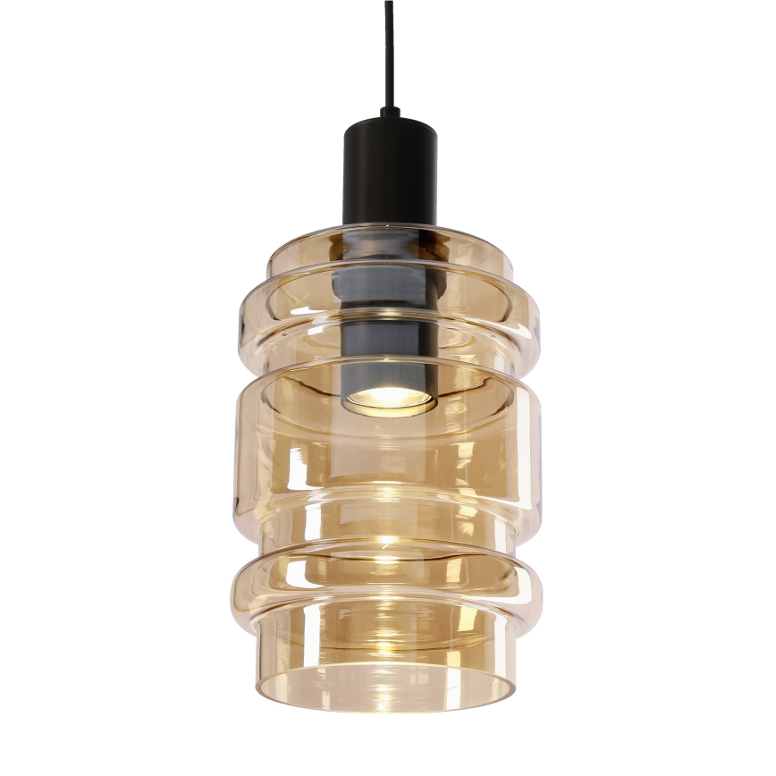 Pakabinamas šviestuvas su laidu RADON 1xE27/40W/230V dūminė smėlinė