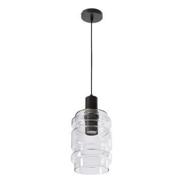 Pakabinamas šviestuvas su laidu RADON 1xE27/40W/230V skaidrus