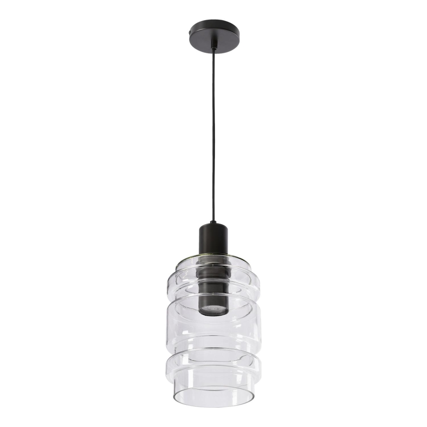 Pakabinamas šviestuvas su laidu RADON 1xE27/40W/230V skaidrus