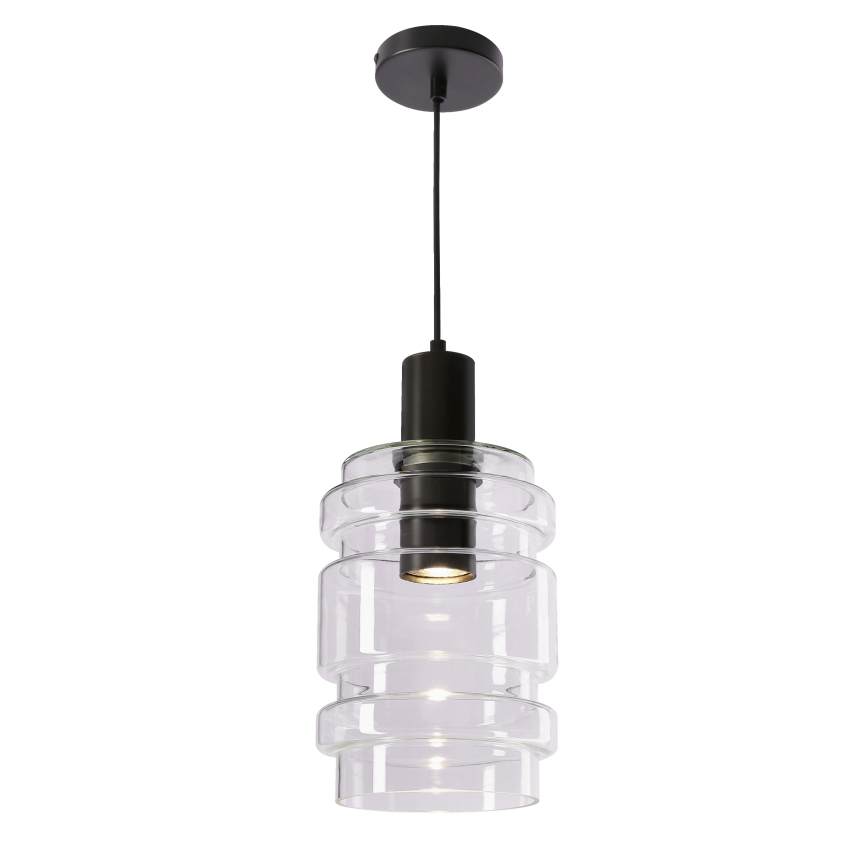 Pakabinamas šviestuvas su laidu RADON 1xE27/40W/230V skaidrus