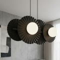 Pakabinamas šviestuvas su laidu UMBRA 4xG9/8W/230V juodas