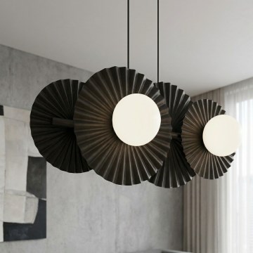 Pakabinamas šviestuvas su laidu UMBRA 4xG9/8W/230V juodas