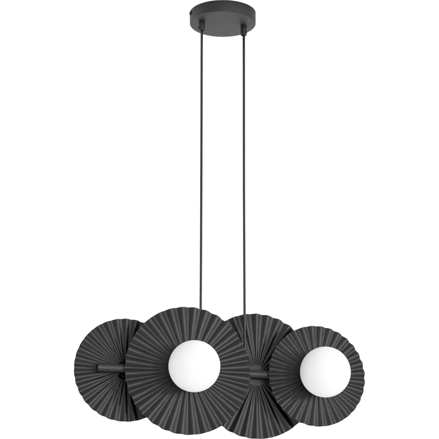 Pakabinamas šviestuvas su laidu UMBRA 4xG9/8W/230V juodas