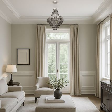 Pakabinamas šviestuvas su strypu CORAL 3xE14/40W/230V skersmuo 36 cm