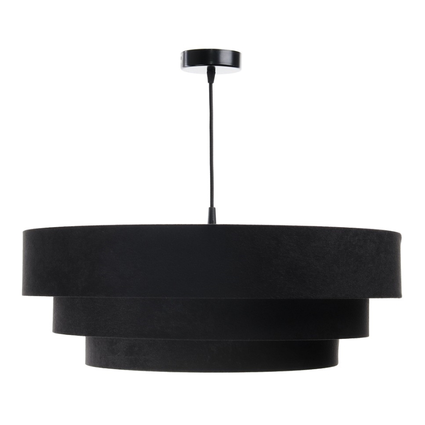 Pakabinamas šviestuvas ant laido TRINITI 1xE27/60W/230V juoda/auksinė