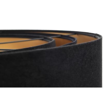 Pakabinamas šviestuvas ant laido TRINITI 1xE27/60W/230V juoda/auksinė