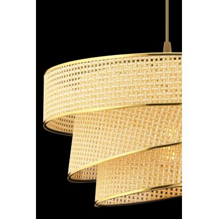 Pakabinamasis šviestuvas COUPER 1xE27/60W/230V kreminis/auksinis