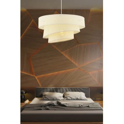 Pakabos šviestuvas COUPER 1xE27/60W/230V baltas