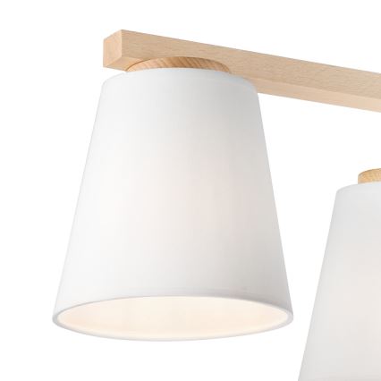Pakaitinis gaubtas ELLIE E27 diametras 15 cm balta