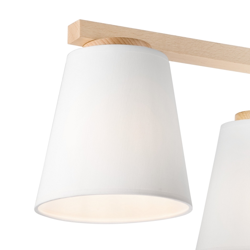 Pakaitinis gaubtas ELLIE E27 diametras 15 cm balta