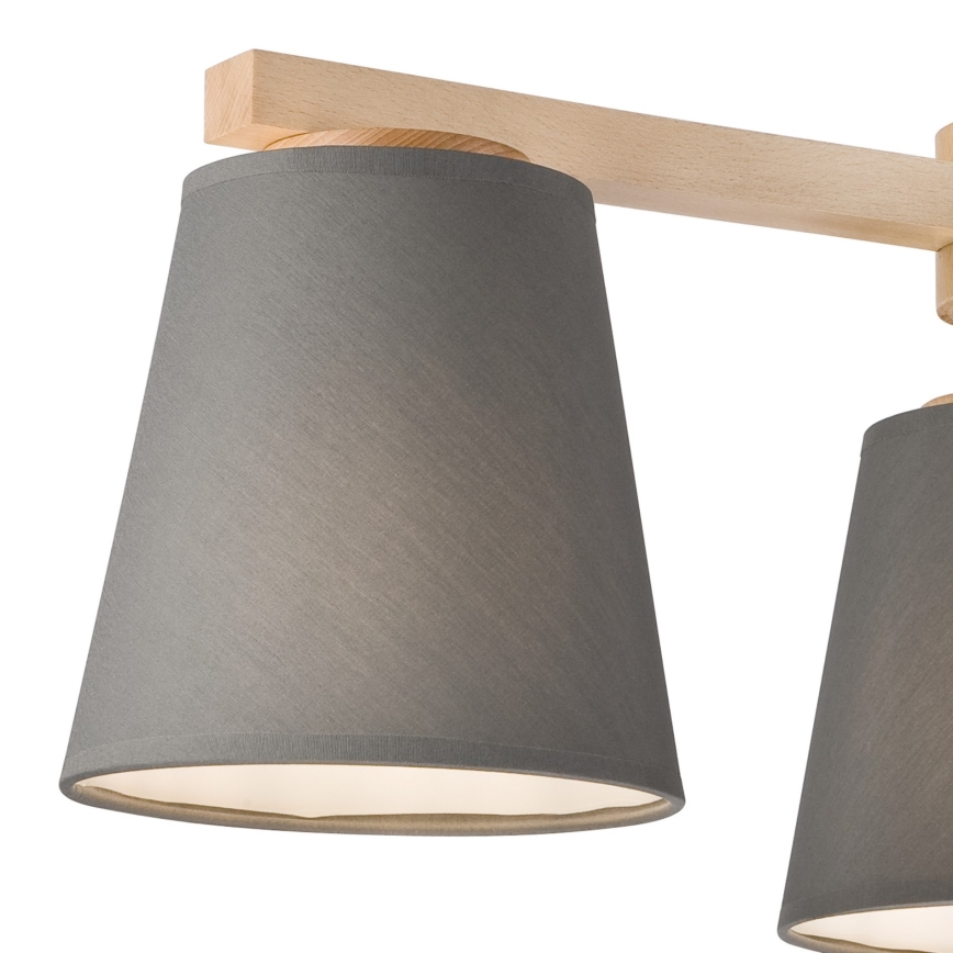 Pakaitinis šviestuvo ir sieninio šviestuvo gaubtas ELLIE E27 diametras 15 cm pilka