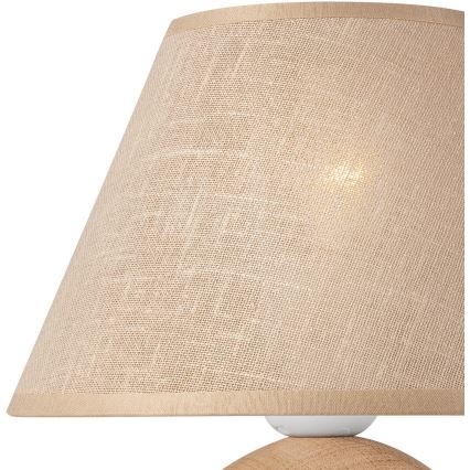 Pakaitinis stiklas skirtas Stalinis šviestuvas JUTA E27 diametras 19 cm smėlio spalva