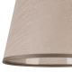 Pakaitinis gaubtas LORENZO E27 diametras 16 cm smėlio spalva
