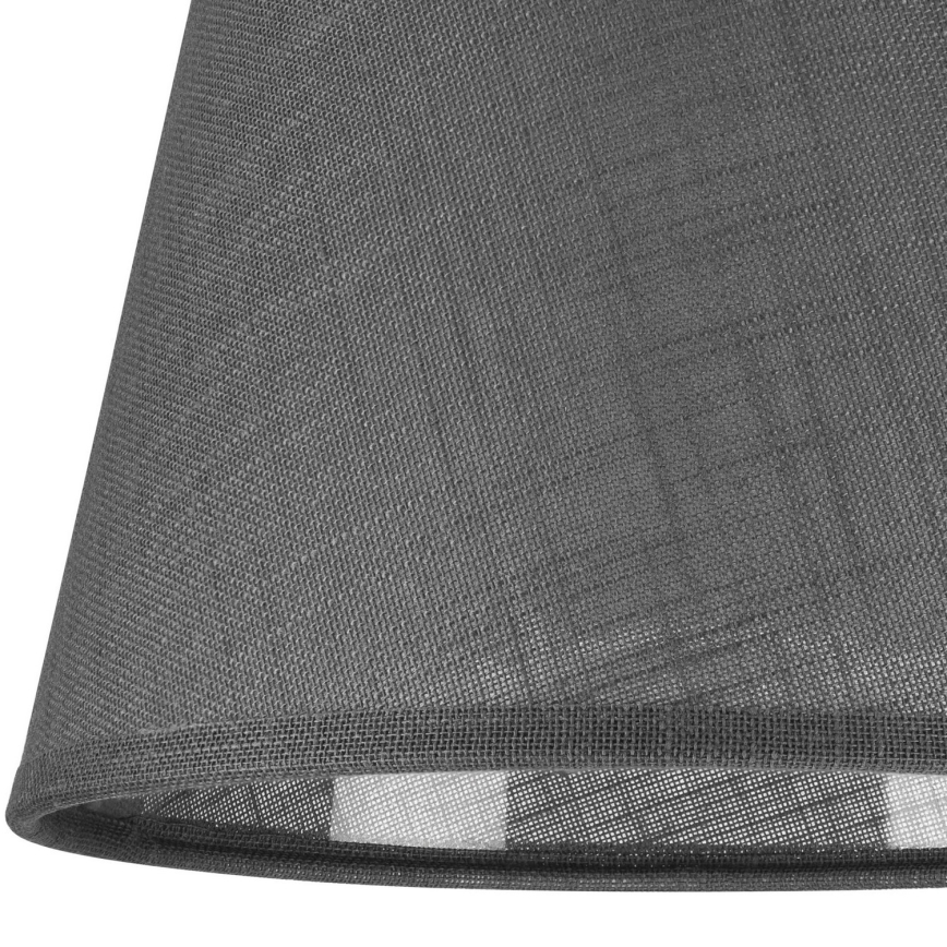 Pakaitinis sieninio šviestuvo gaubtas LORENZO E27 diametras 16 cm pilka
