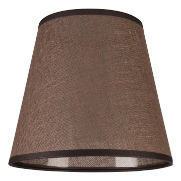 Pakaitinis sieninio šviestuvo gaubtas LORENZO E27 diametras 16 cm ruda