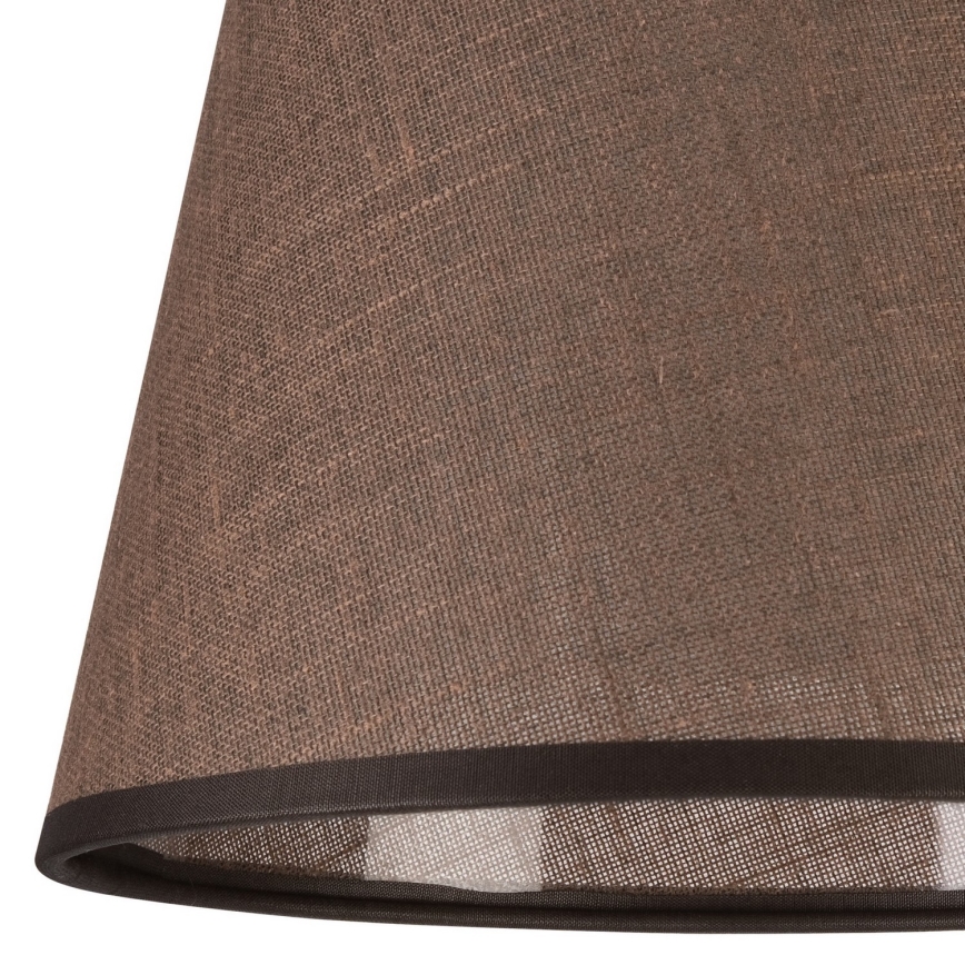 Pakaitinis sieninio šviestuvo gaubtas LORENZO E27 diametras 16 cm ruda