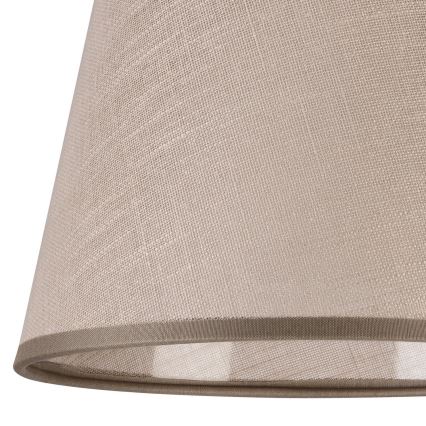 Pakaitinis sietyno gaubtas LORENZO E27 diametras 16 cm smėlio spalva