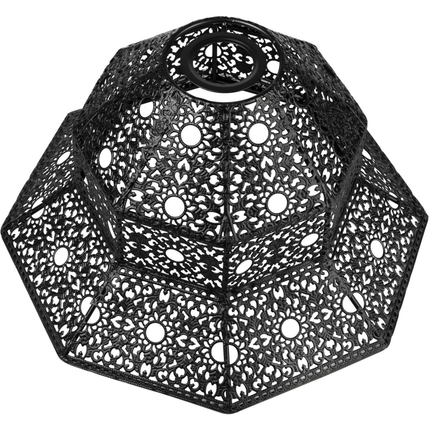Pakaitinis sietyno gaubtas SAMIRA E27 diametras 33 cm juoda