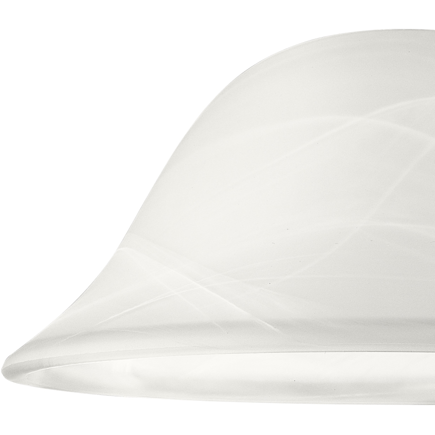 Pakaitinis stiklas SFERA E27 130x300 mm balta