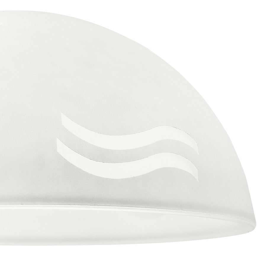 Atsarginis stiklas šviestuvui SFERA E27 140x300 mm balta