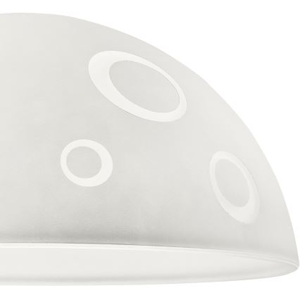 Atsarginis stiklas šviestuvui SFERA E27 140x300 mm balta