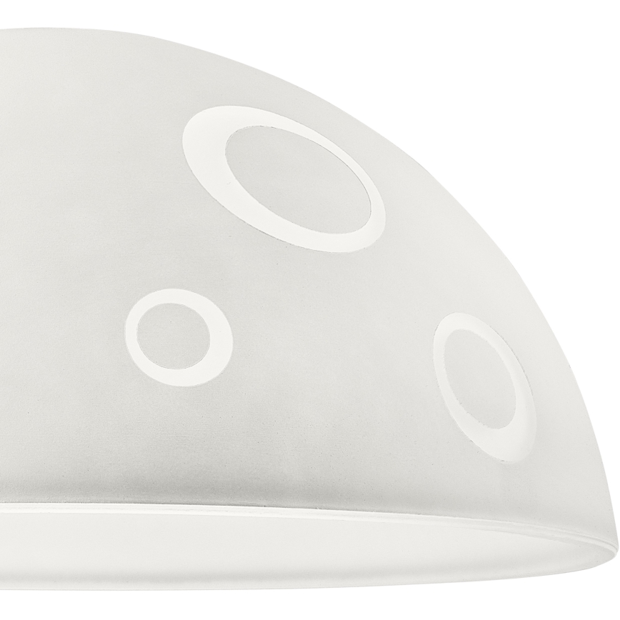 Atsarginis stiklas šviestuvui SFERA E27 140x300 mm balta