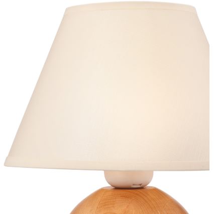 Pakaitinis stalinės lempos gaubtas JUTA E27, skersmuo 19 cm, kreminės spalvos