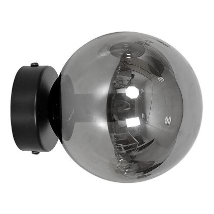 Pakaitinis šviestuvo ir sieninio šviestuvo gaubtas ROSSI diametras 14 cm pilka/dūminis