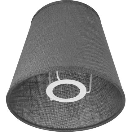 Pakeitimo gaubtas sieniniam šviestuvui LORENZO E27 skersmuo 16 cm pilkas