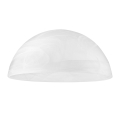 Pakeitimo stiklas E27 šviestuvui 130x300 mm baltas