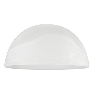 Pakeitimo stiklas šviestuvui E27 skersmuo 19 cm baltas