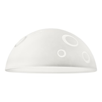 Pakeitimo stiklas šviestuvui SFERA E27 140x300 mm baltas