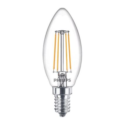 PAKUOTĖ 3x LED lemputė Philips B35 E14/4.3W/230V 2,700K