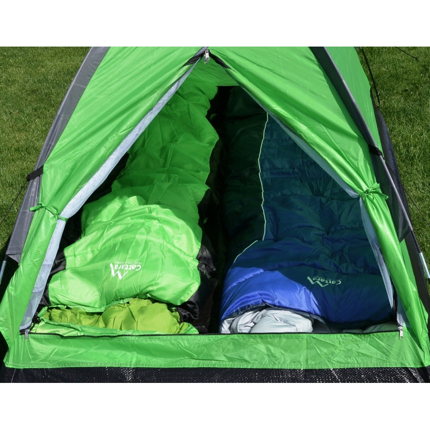 Palapinė 2 žmonėms PU 1500 mm žalia