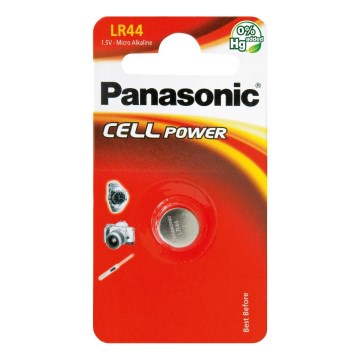 Panasonic - 1 vnt. Šarminė baterija (tabletė) LR44 1,5V 120 mAh