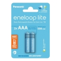 Panasonic - 2 vnt. Įkraunama baterija AAA Eneloop Lite 550 mAh