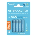 Panasonic - 4 vnt. Įkraunama baterija AAA Eneloop Lite 550 mAh