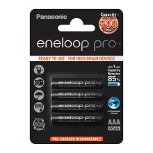Panasonic Eneloop Pro BK-4HCDE/4BP - 4vnt įkraunamos baterijos AAA Eneloop Pro NiMH/1