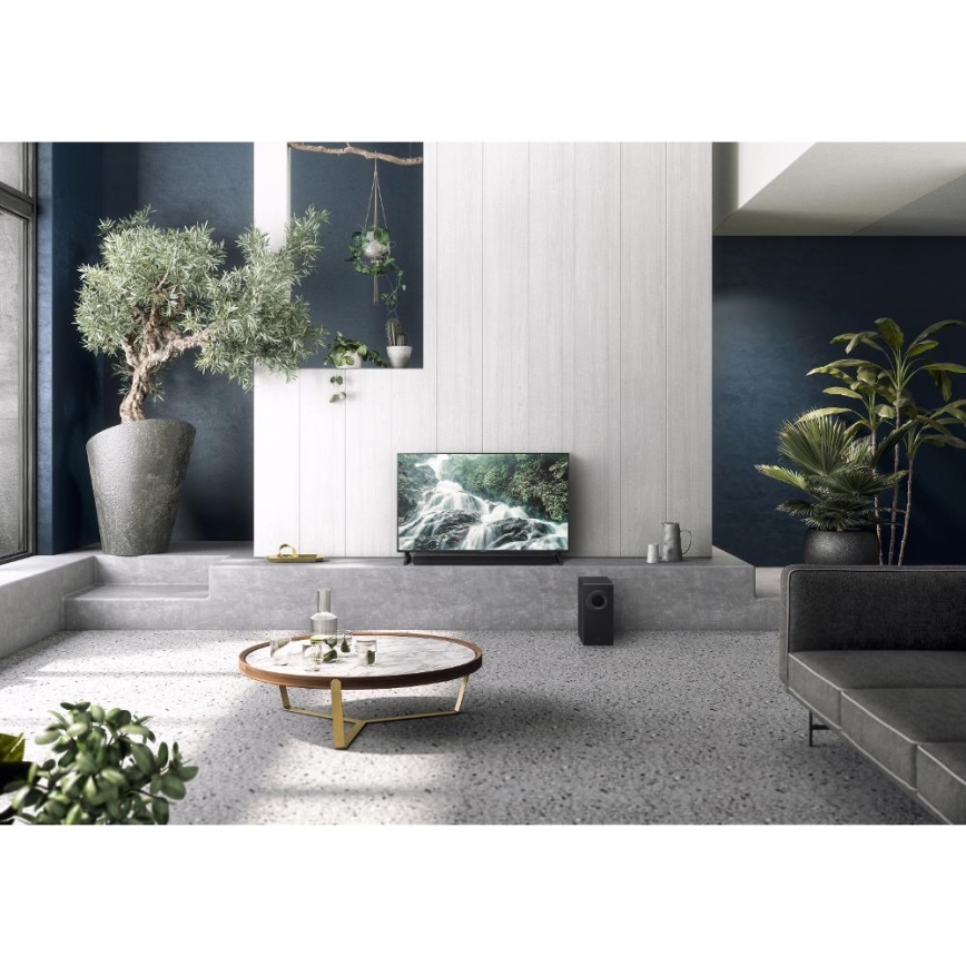 Panasonic – garso juosta su žemų dažnių garsiakalbiu, 320 W/230 V, su nuotolinio valdymo pultu