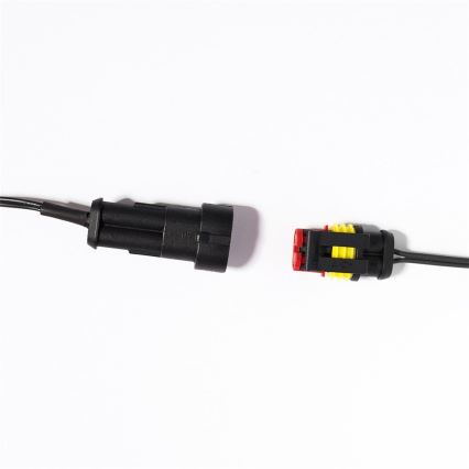 Papildoma LED lauko kalėdinė girlianda FELICIA FILAMENT 20xE10 14m skaidri/šiltai balta IP44, Pagaminta Čekijoje