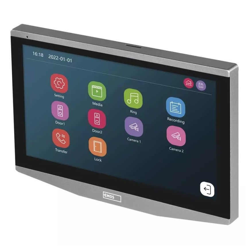 Papildomas monitorius vaizdo durų skambučiui GoSmart 12V Wi-Fi Tuya