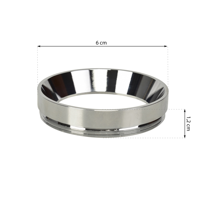 Papildomas žiedas RING blizgus chromas šviestuvams MICA