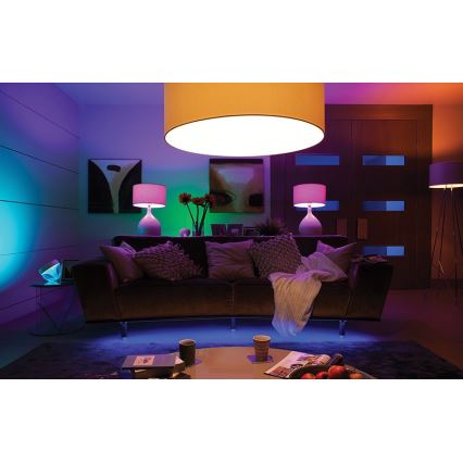 Paprastas rinkinys Philips Hue WHITE AND COLOR AMBIANCE 3xE27/9,5W/230V