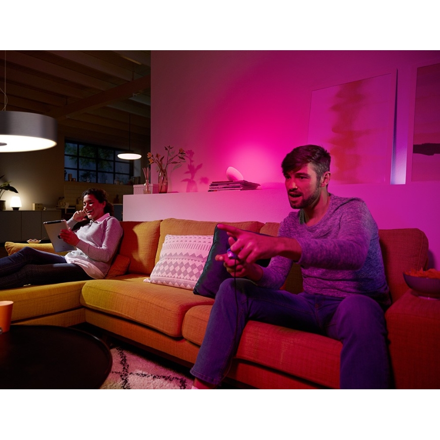 Paprastas rinkinys Philips Hue WHITE AND COLOR AMBIANCE 3xE27/9,5W/230V