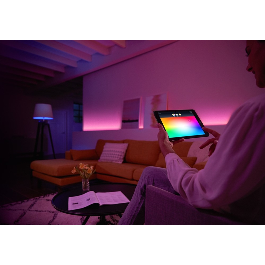 Paprastas rinkinys Philips Hue WHITE AND COLOR AMBIANCE 3xGU10/6,5W/230V