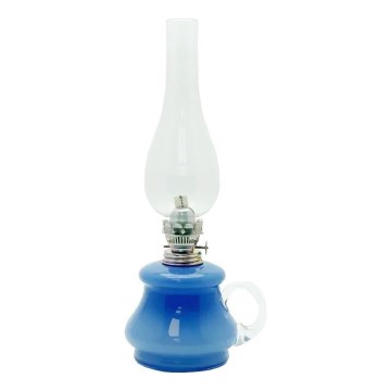 Parafino lempa TEREZA 34 cm tamsiai mėlyna