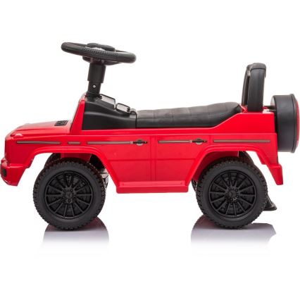 Paspirtukas Mercedes G350d 2xAA raudona/juoda