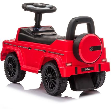 Paspirtukas Mercedes G350d 2xAA raudona/juoda