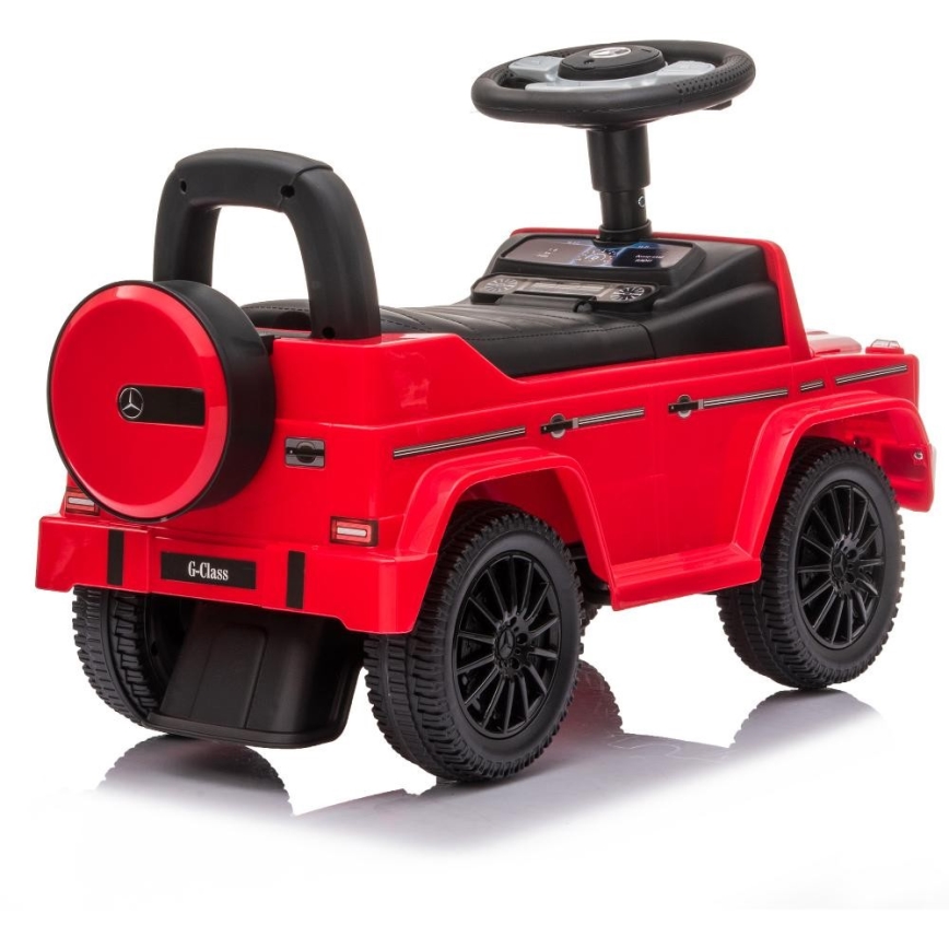 Paspirtukas Mercedes G350d 2xAA raudona/juoda