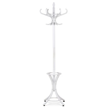 Pastatoma drabužių kabykla 49x188 cm balta